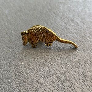 Cute small Armadillo pin